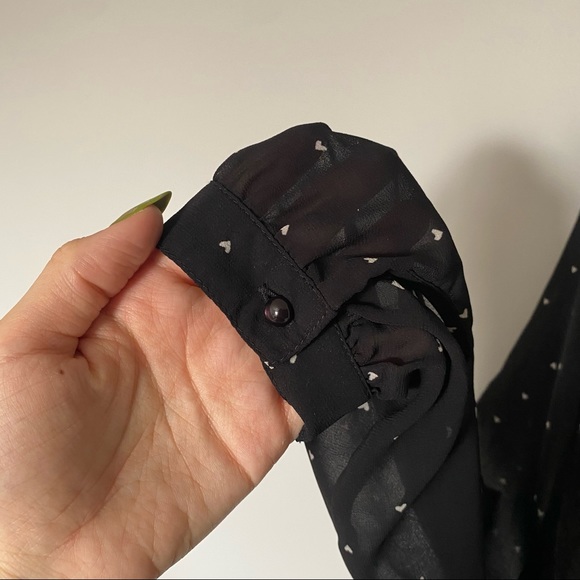 Xhiliration // Heart-Print Romper - Picture 7 of 8